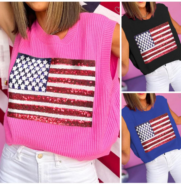 4th of July sparkle tops