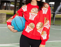 Pre Sale Sparkle Tatum Red Basketball Sweatshirt