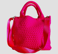 AhDorned Lily tote hot pink