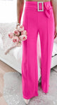 Hot pink on the town pants