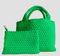 AhDorned Lily tote Neon Green