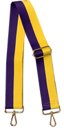 Game Day Bag Straps: PURPLE/GOLD