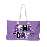 Purple game day Weekender Bag