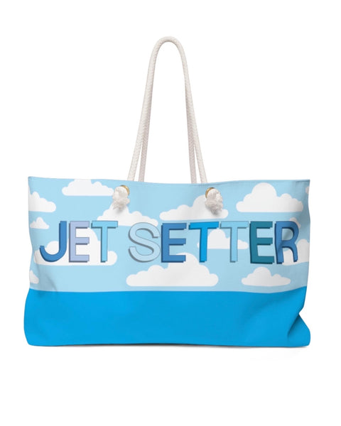 Jet Setter Weekend tote bag