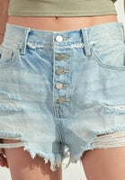 Lindsay’s Kancan jean shorts