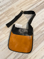 Two tone Boca purse black/tan