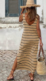 Stripe maxi dress